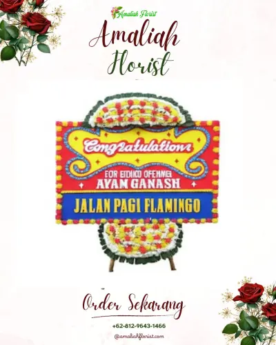Bunga Papan Congratulation di Ngembal